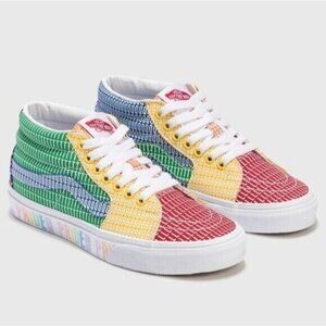 Vans Pride Shoes Mid Sk8 Multicolor Size 5 New